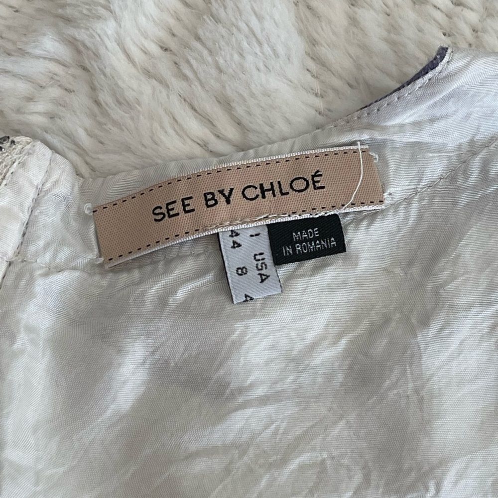 SEE BY CHLOE print dress size 8 - Picture 4 of 11